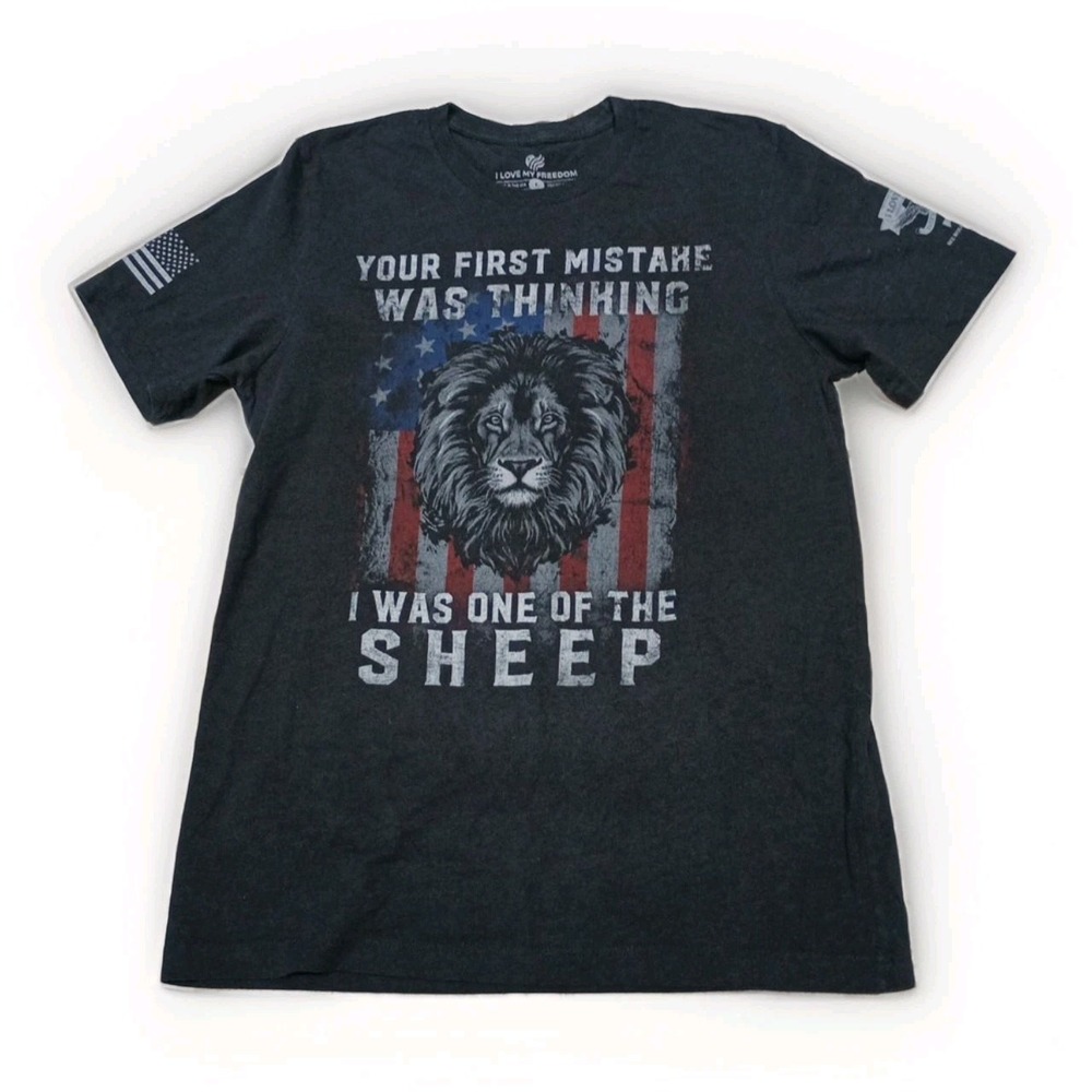 Lion Your First Mistake Was Thinking I One Of Sheep T Shirt Made In The USA